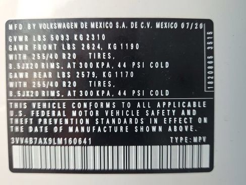 Used 2020 Volkswagen Tiguan SEL Premium R-Line AWD/4WD image 16