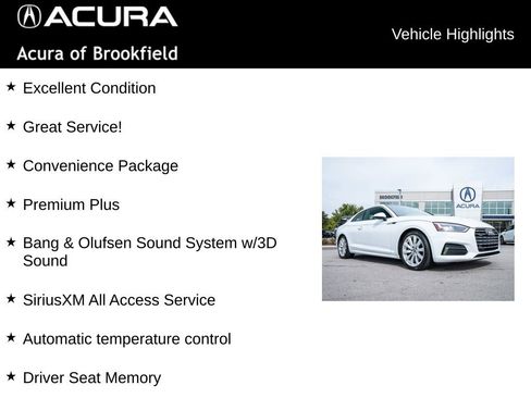 Used 2018 Audi A5 2.0T Premium Plus w/ Premium Plus image 4