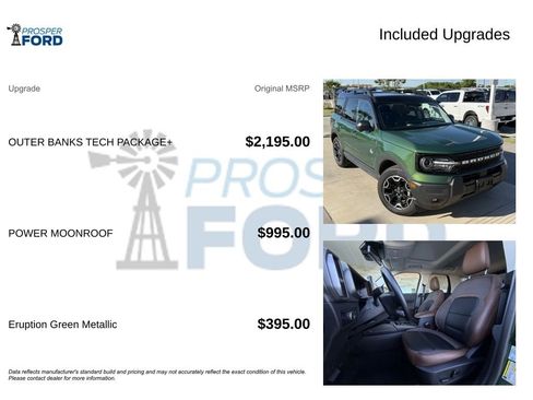Used 2025 Ford Bronco Sport Outer Banks w/ Outer Banks Tech Package+ AWD/4WD image 3