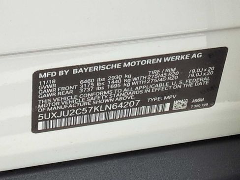 Used 2019 BMW X5 xDrive50i w/ Luxury Seating Package AWD/4WD image 37