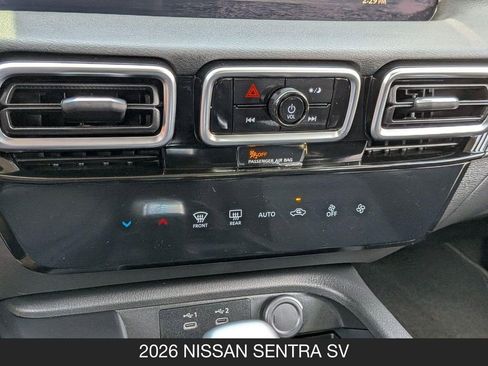Certified 2026 Nissan Sentra SV w/ Floor Mat Package FWD image 22
