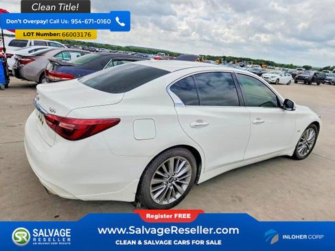 Used 2018 INFINITI Q50 Luxe w/ Cargo Package (L95) RWD image 4