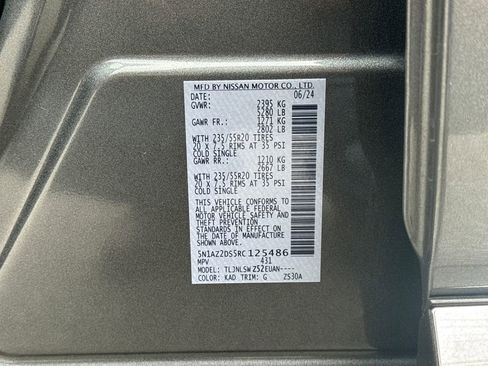 Used 2024 Nissan Murano Platinum w/ Cargo Package image 31