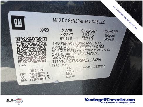 Used 2021 Cadillac XT6 Premium Luxury FWD image 32