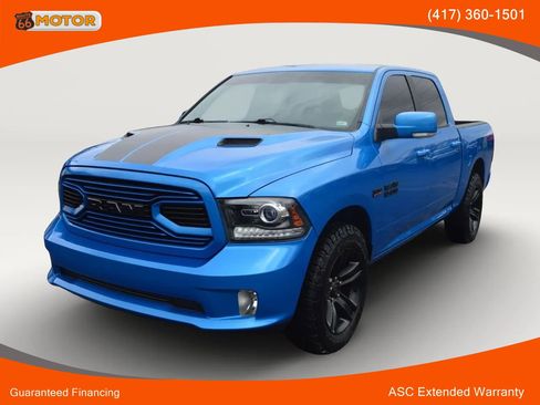 Used 2018 RAM 1500 Sport w/ Hydro Blue Sport Package image 1