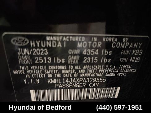 Used 2023 Hyundai Sonata SEL w/ Convenience Package FWD image 12
