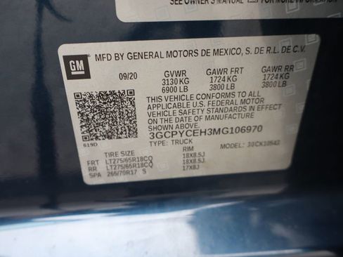 Used 2021 Chevrolet Silverado 1500 Custom Trail Boss image 45