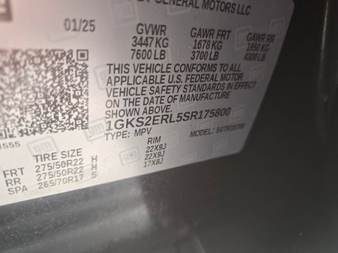 Used 2025 GMC Yukon Denali Ultimate w/ LPO, Floor Liner Package AWD/4WD image 14