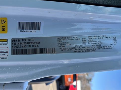 Certified 2023 Jeep Wrangler Unlimited Sport image 44