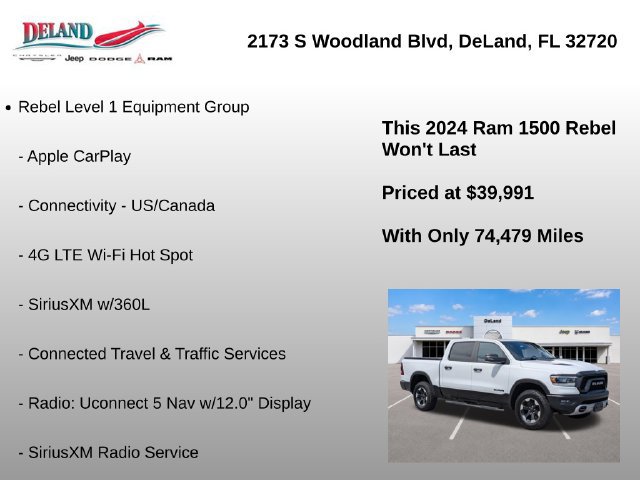 Used 2024 RAM 1500 Rebel w/ Rebel Level 1 Equipment Group AWD/4WD image 30