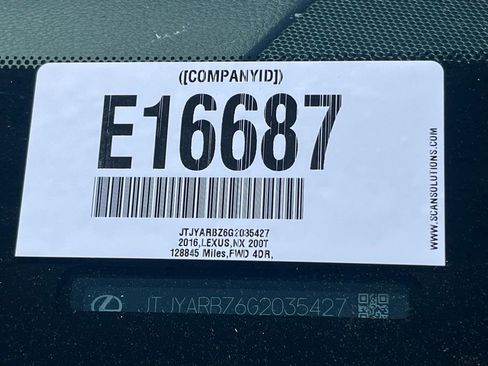 Used 2016 Lexus NX 200t FWD w/ Premium Package image 2