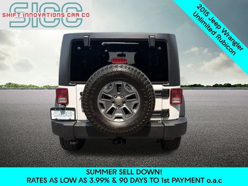 Used 2015 Jeep Wrangler Unlimited Rubicon w/ Connectivity Group AWD/4WD image 6
