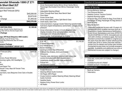 Used 2018 Chevrolet Silverado 1500 LT w/ All Star Edition