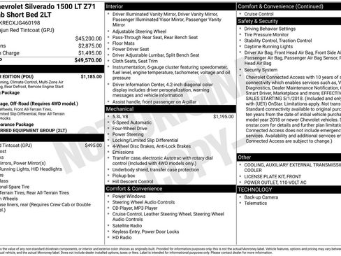 Used 2018 Chevrolet Silverado 1500 LT w/ All Star Edition image 3