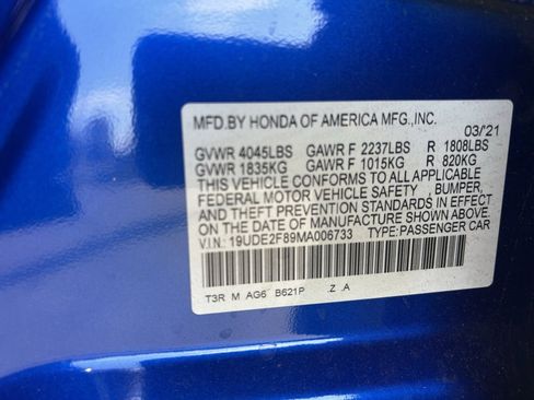 Used 2021 Acura ILX w/ Premium & A-SPEC Package image 12