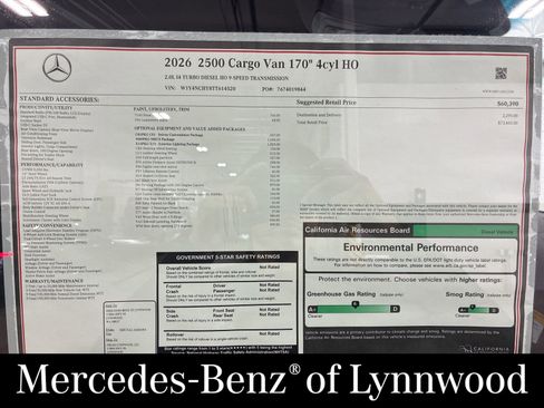 New 2026 Mercedes-Benz Sprinter 2500 image 16