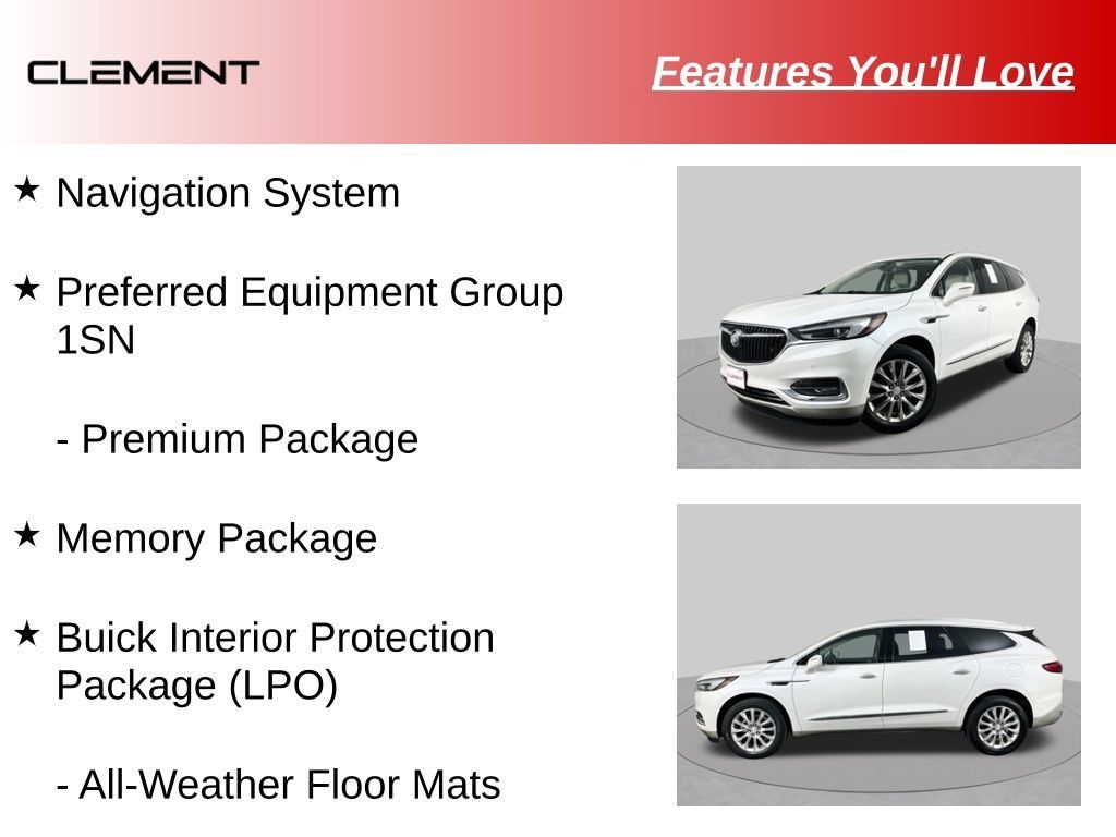 Used 2020 Buick Enclave Premium w/ Sun and Sites Package FWD image 9