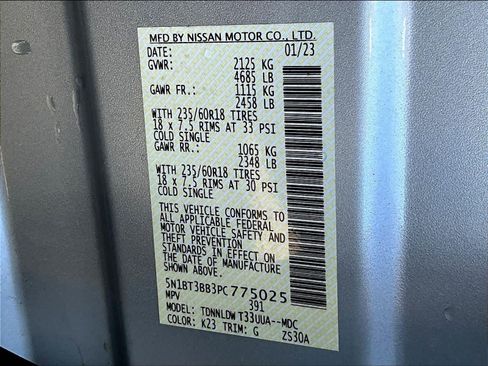 Certified 2023 Nissan Rogue SV image 34