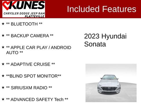 Used 2023 Hyundai Sonata SE image 2