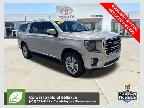 Used 2022 GMC Yukon XL SLT w/ SLT Luxury Package RWD image 1
