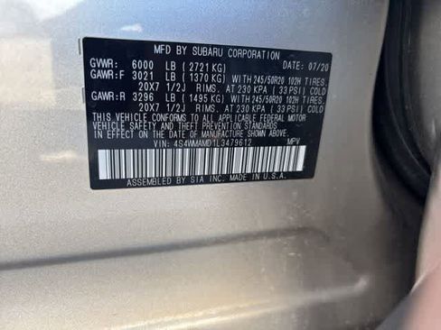 Used 2020 Subaru Ascent Limited w/ Popular Package #2A image 22