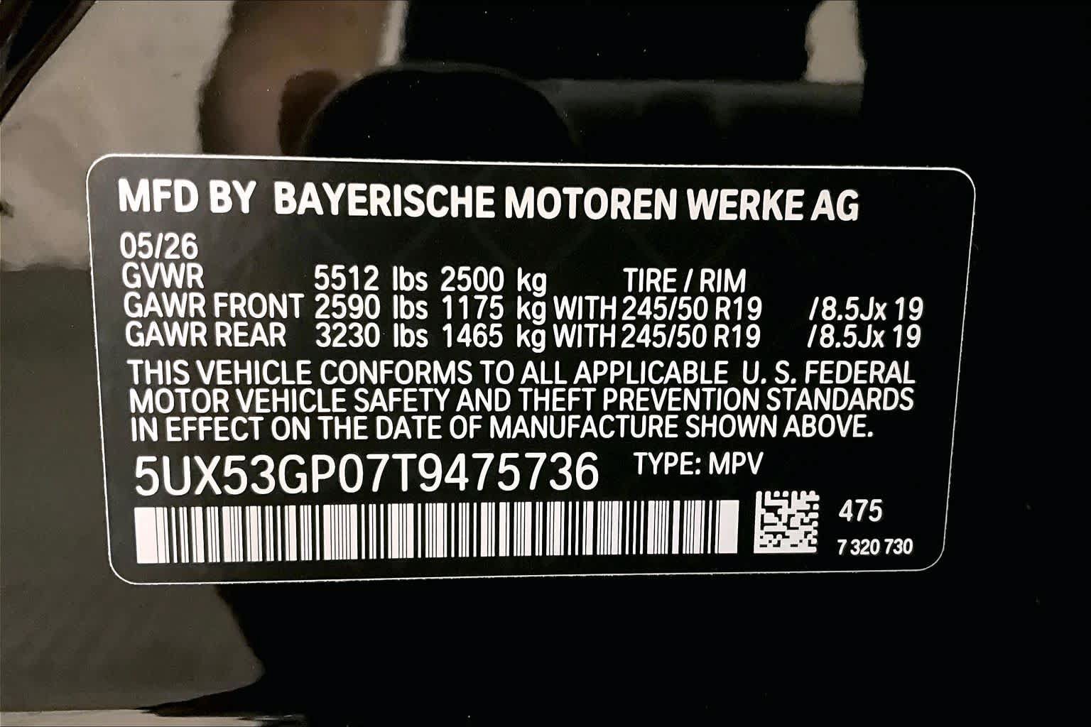 Used 2026 BMW X3 xDrive30i w/ Convenience Package AWD/4WD image 33