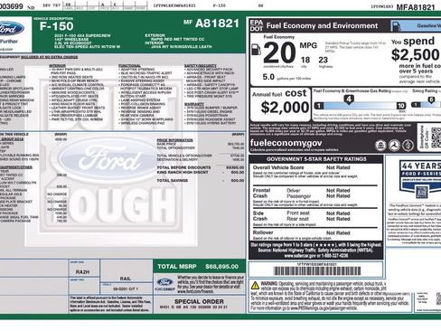Used 2021 Ford F150 King Ranch w/ Equipment Group 601A High AWD/4WD image 13
