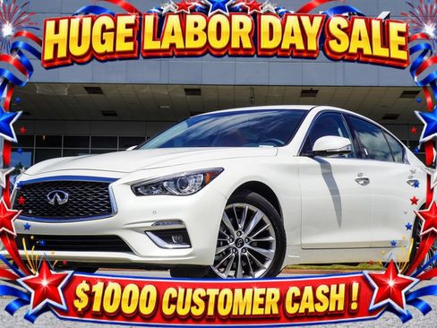 Used 2023 INFINITI Q50 Luxe w/ Cargo Package RWD image 1