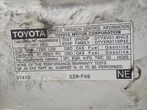 Used 2013 Toyota Prius Four w/ Deluxe Solar Roof Pkg FWD image 13