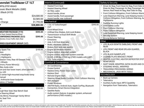 Used 2026 Chevrolet TrailBlazer LT w/ LT Cold Weather Package FWD image 3