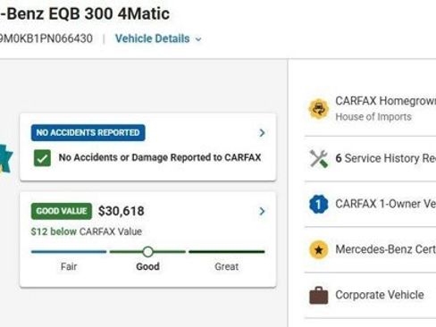 Certified 2023 Mercedes-Benz EQB 300 4MATIC image 3