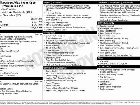Certified 2025 Volkswagen Atlas Cross Sport SEL Premium R-Line image 9