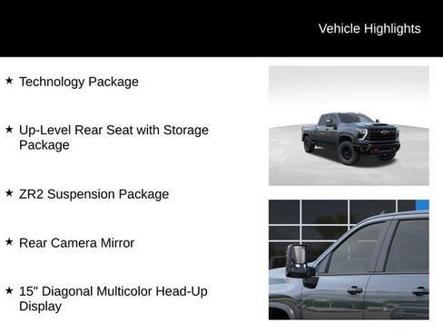 Used 2026 Chevrolet Silverado 2500 ZR2 w/ LPO, Dark Essentials Package AWD/4WD image 8