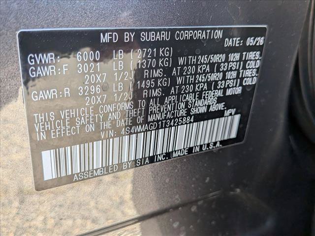 Used 2026 Subaru Ascent Limited AWD/4WD image 20