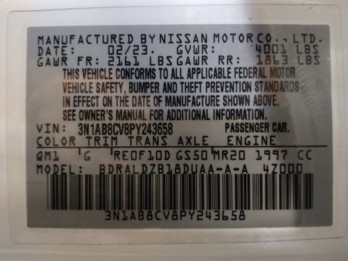 Used 2023 Nissan Sentra SV w/ All-Weather Package FWD image 33