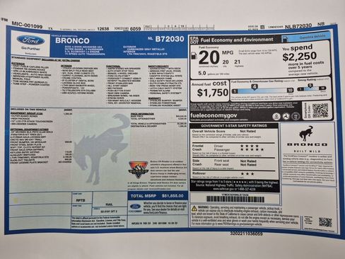 Used 2022 Ford Bronco Outer Banks image 38