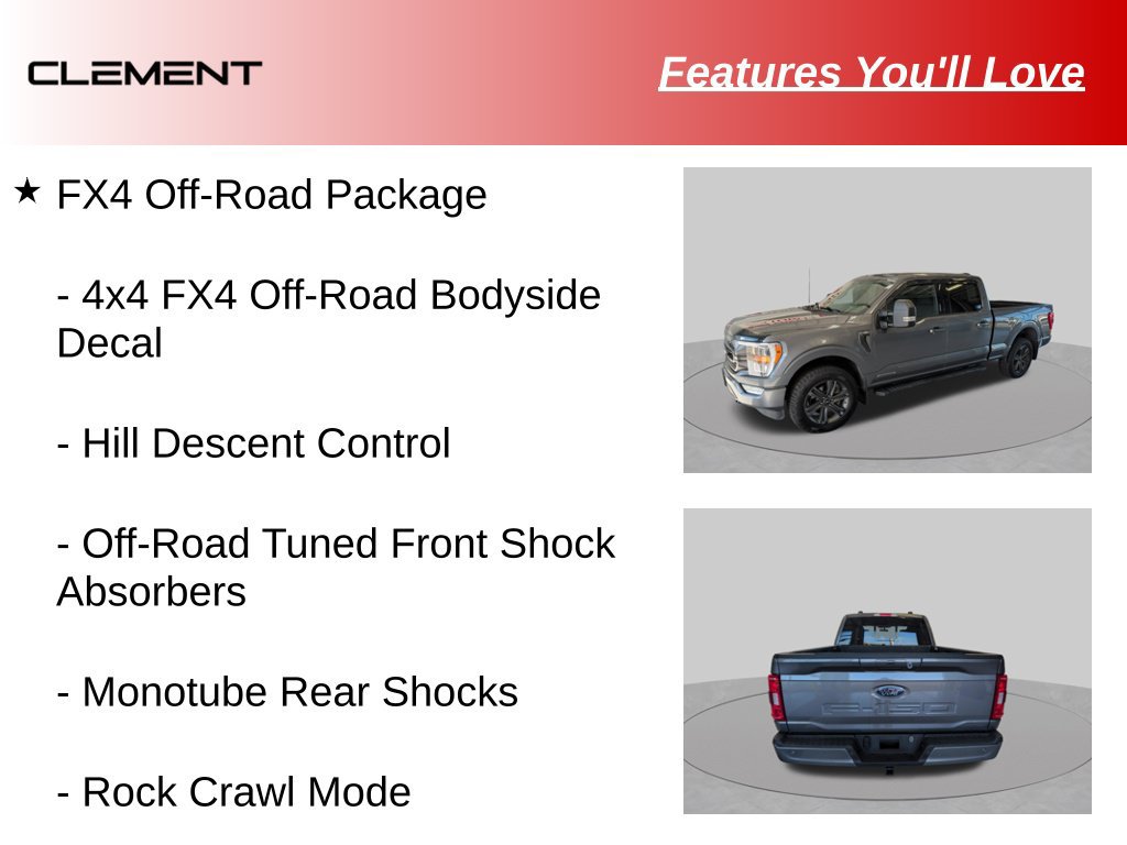 Used 2023 Ford F150 XLT w/ Equipment Group 302A High AWD/4WD image 43