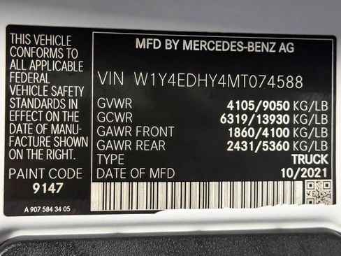Used 2021 Mercedes-Benz Sprinter 2500 image 37