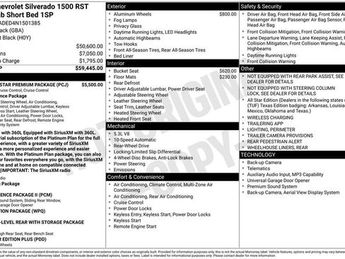 Used 2022 Chevrolet Silverado 1500 RST w/ RST All Star Premium Package RWD image 40