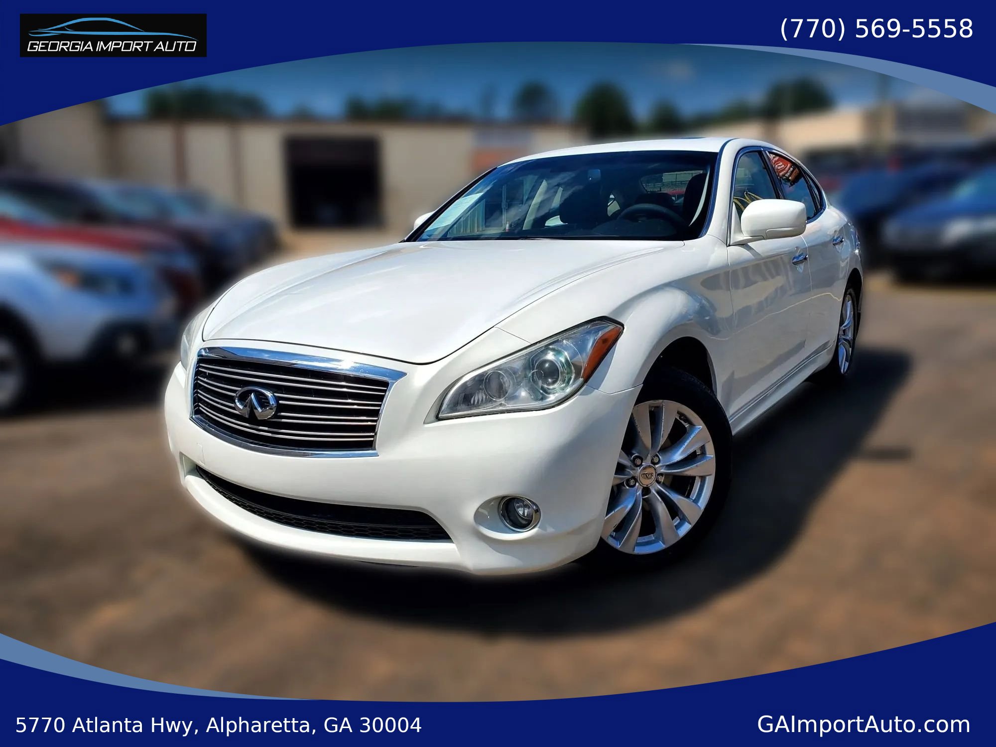 Used 2012 INFINITI M37 x w/ Premium Pkg AWD/4WD image 1