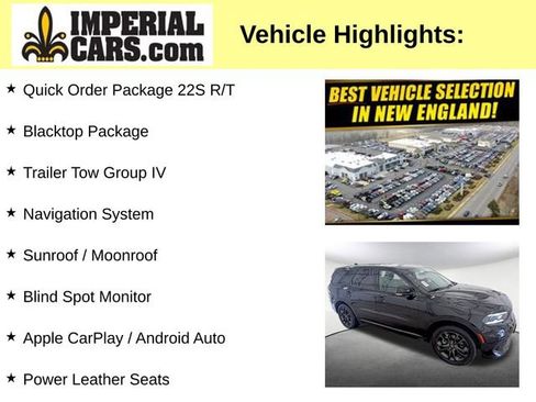 Used 2022 Dodge Durango R/T w/ Blacktop Package AWD/4WD image 3