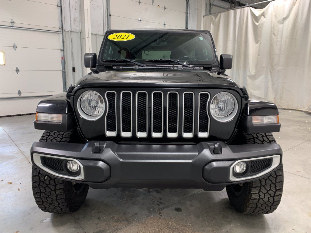 Used 2021 Jeep Wrangler Unlimited Sahara w/ Uconnect 4C Nav & Sound Group AWD/4WD image 14