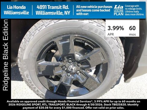 New 2026 Honda Ridgeline Black Edition image 10