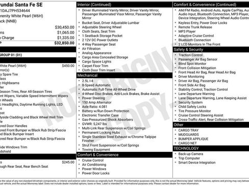 Certified 2023 Hyundai Santa Fe SE AWD/4WD image 35