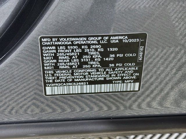 Used 2024 Volkswagen Atlas SEL Premium R-Line AWD/4WD image 40