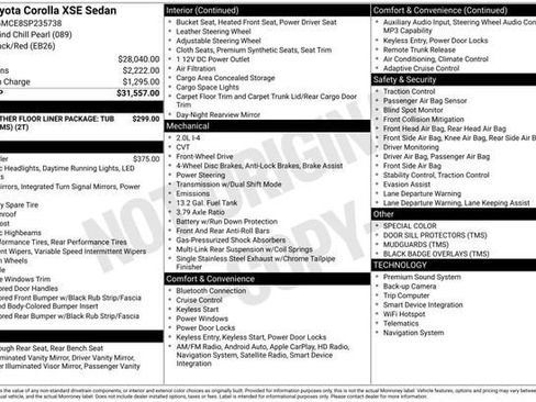 Certified 2025 Toyota Corolla XSE FWD image 34
