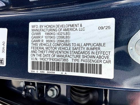 New 2025 Honda Accord SE image 18