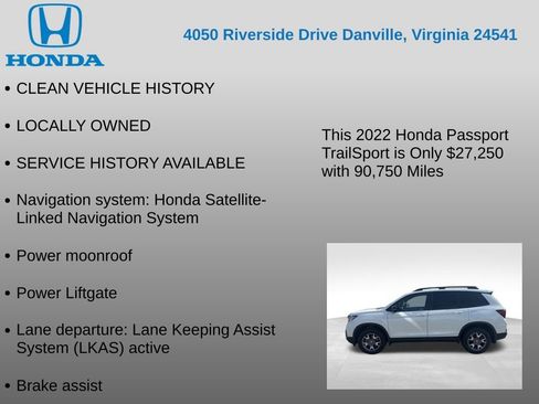 Used 2022 Honda Passport TrailSport image 7