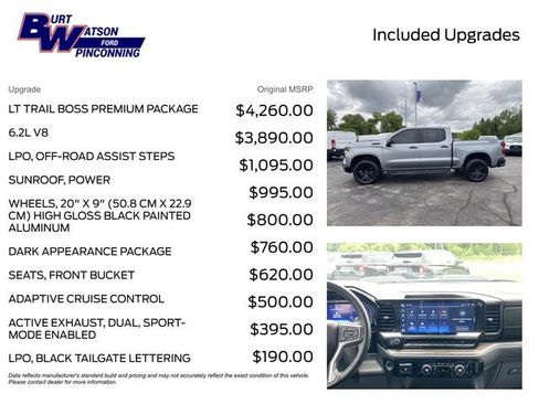 Used 2024 Chevrolet Silverado 1500 LT Trail Boss w/ LT Trail Boss Premium Package AWD/4WD image 3