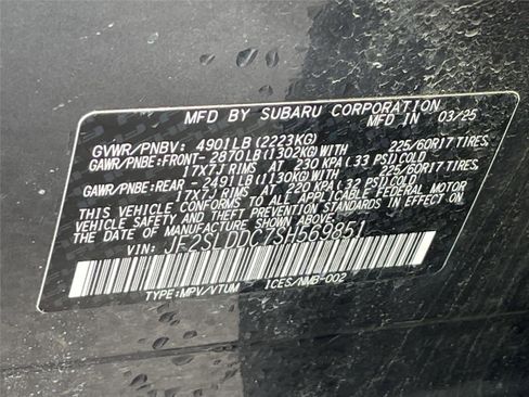 Certified 2025 Subaru Forester Premium AWD/4WD image 33